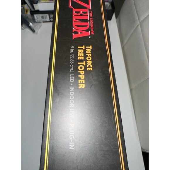 Nintendo Zelda Triforce Light Up Christmas Tree Topper 2020 Collectible 7" LED - Picture 3 of 4